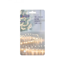 Load image into Gallery viewer, 40 LARGE LED BATTERY ULTRABRIGHTS WARM WH