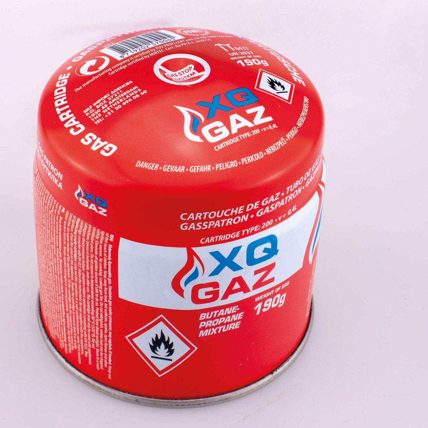 GO GAS CARTRIDGE 190GR PROPANE