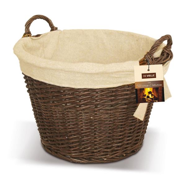AMA 2 TONE WILLOW Log Basket