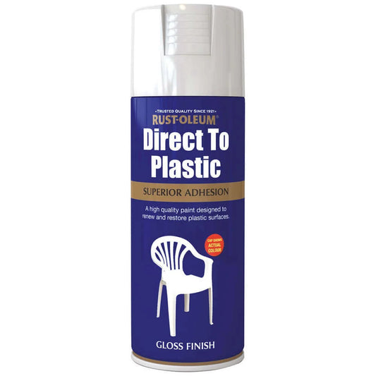DYCON DIRECT TO PLASTIC GLOSS WHITE 400ML