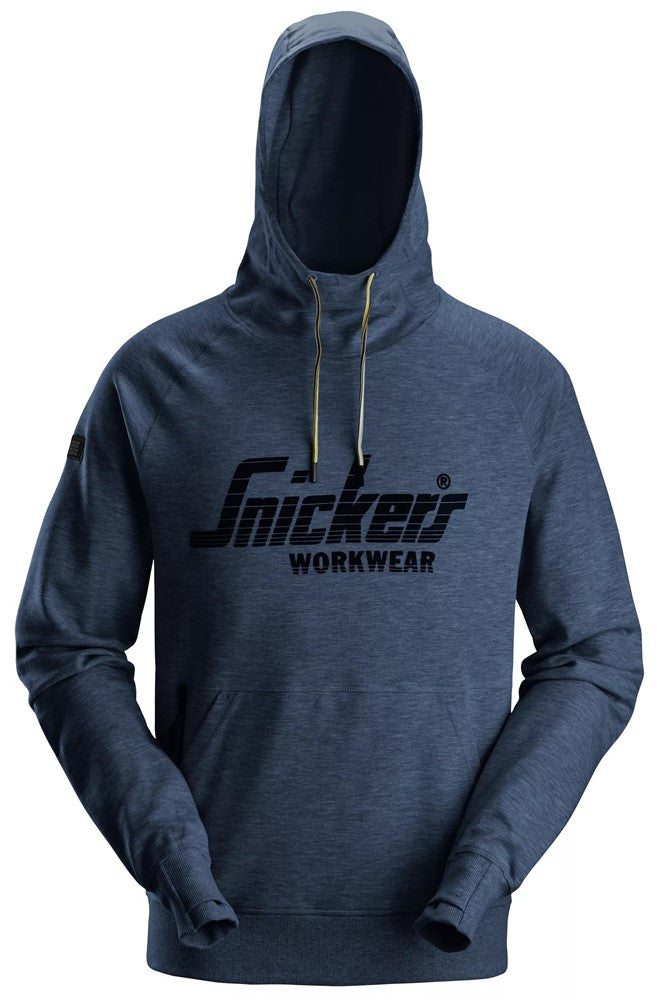 SNICKERS LOGO HOODIE NAVY L