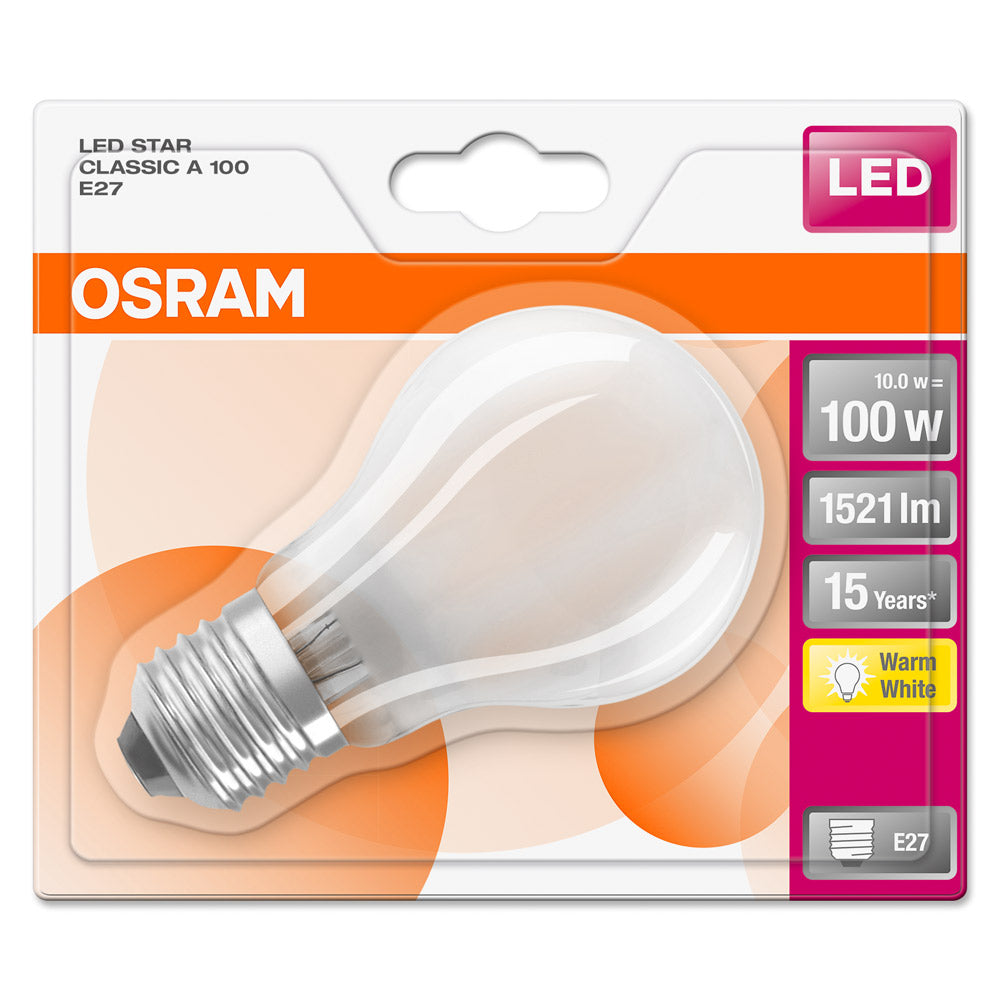 PLINE OSRAM E27 100W W WHITE