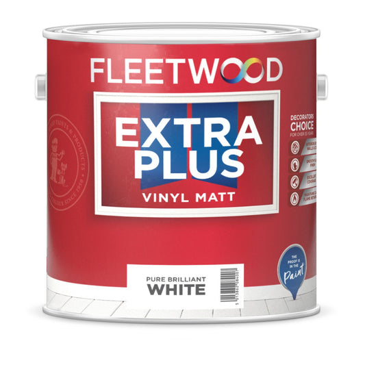 FLEETWOOD EXTRA PLUS MATT 2.5LT B WHITE