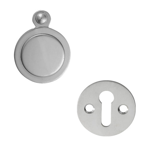 L&H ESCUTCHEON - VICTORIAN OPEN & CLOSED