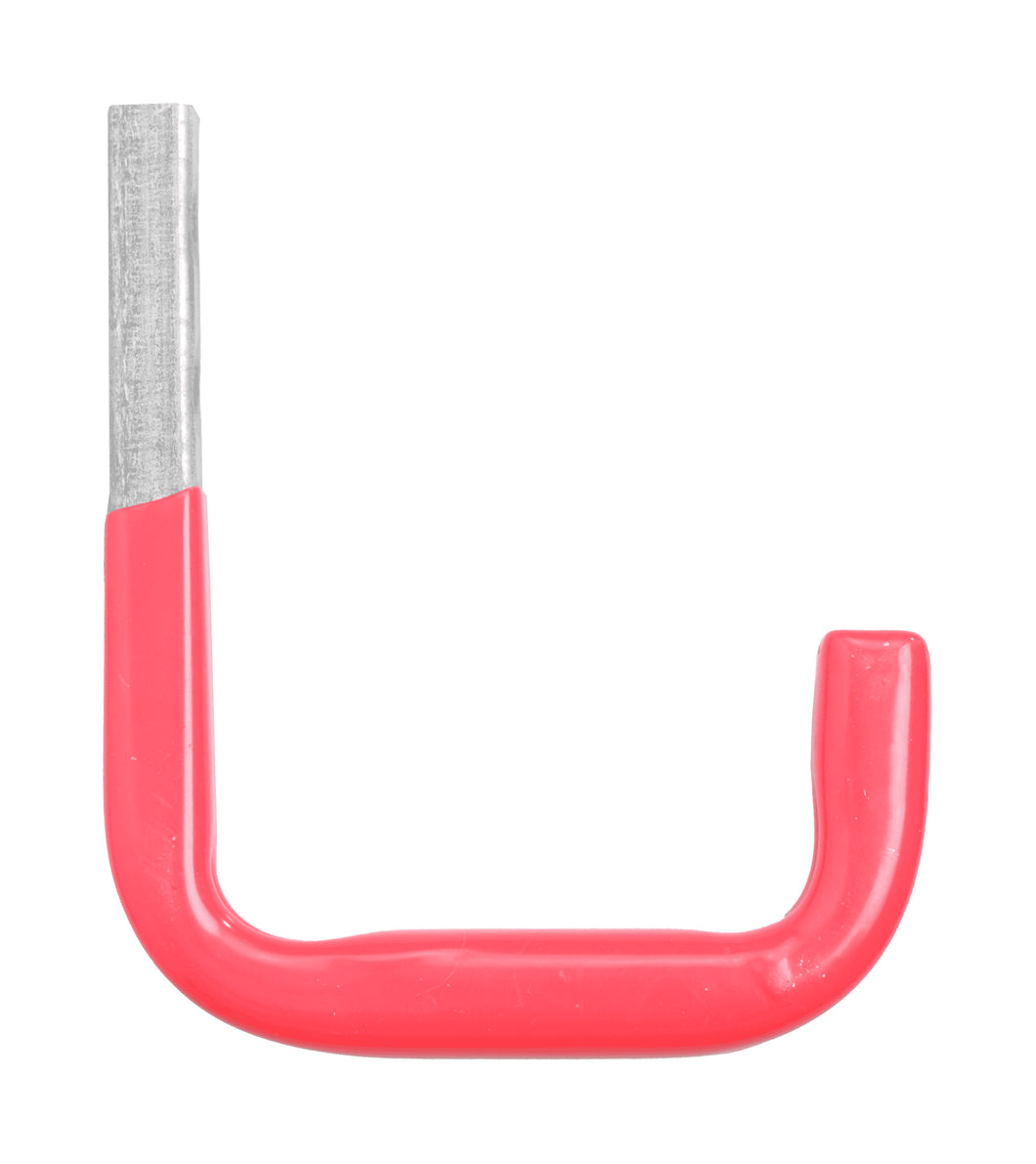 WALL HOOK 115MM STEEL RED