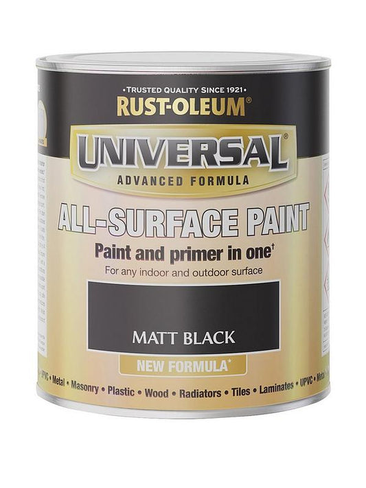 DYCON UNIVERSAL PAINT 250ML MATT BLACK