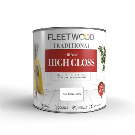 FLEETWOOD HIGH GLOSS B WHITE 2.5LT
