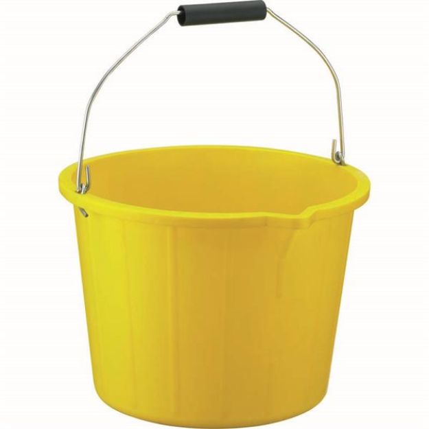 YELLOW BUILDERS BUCKET 3 GAL