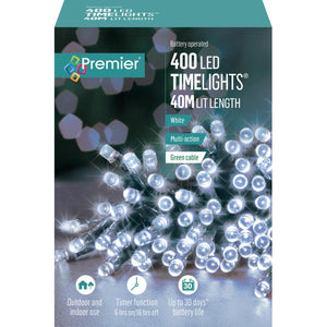 400 LED TIMELIGHTS 40M WHITE