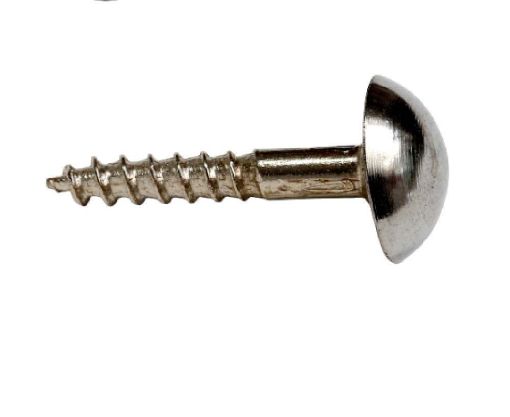 CORRY PHX 1" MIRROR SCREWS CHROME 6PK