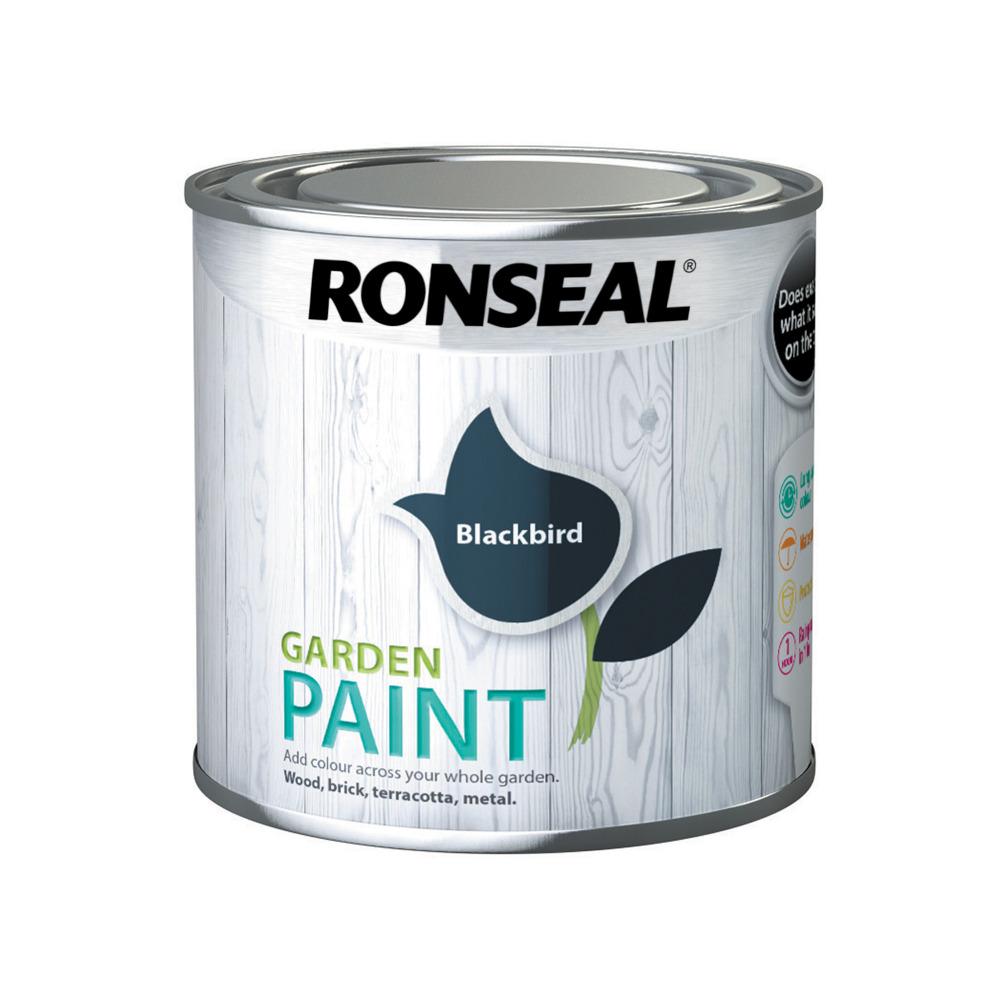 RONSEAL GARDEN PAINT  Blackbird 250ml
