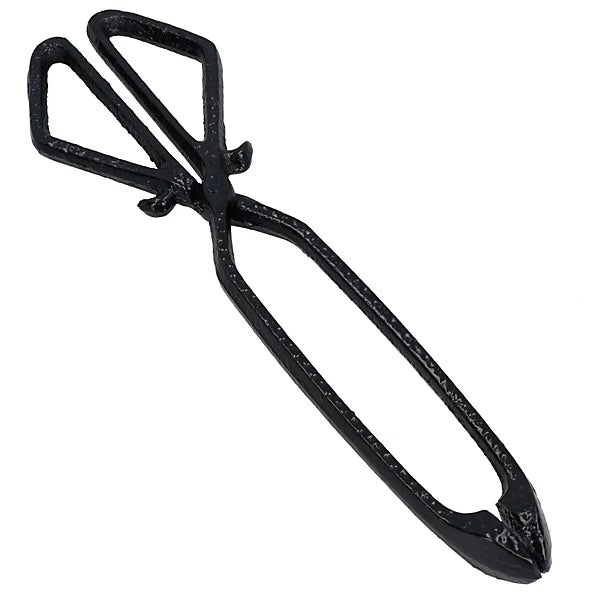 DECOR CASTLE LIVING HEAVY DUTY FIRE TONGS 15"