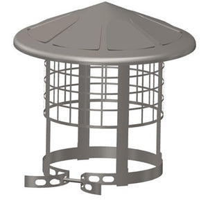 MIFLUE CHIMNEY POT  RAIN & BIRD GUARD S/STEEL
