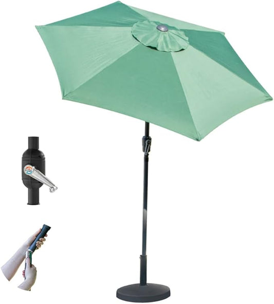 2.7M ALUM PARASOL ASSORTED COLOURS
