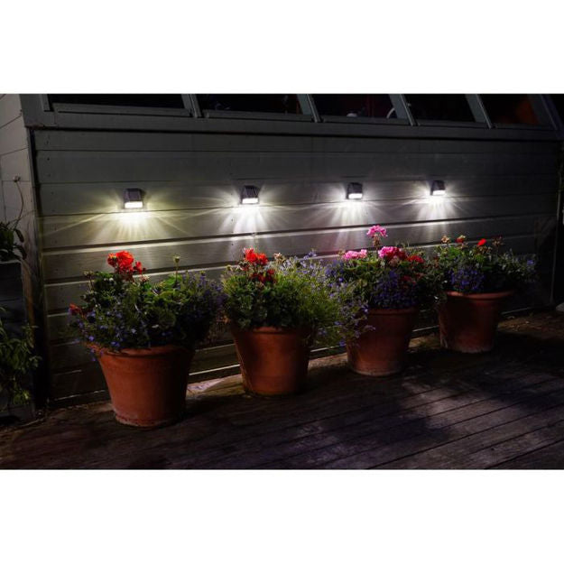 4pack  FENCE, WALL AND POST LIGHT