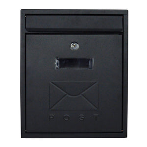 CONTEMPORARY POST BOX black