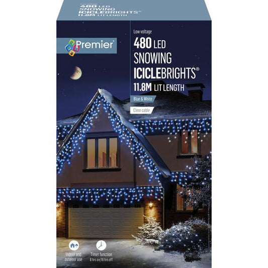 480 LED ICICLEBRIGHTS Blue/White