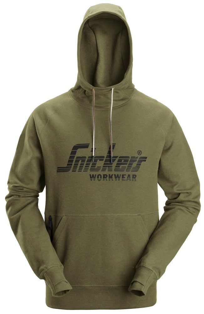 SNICKERS LOGO HOODIE GREEN L