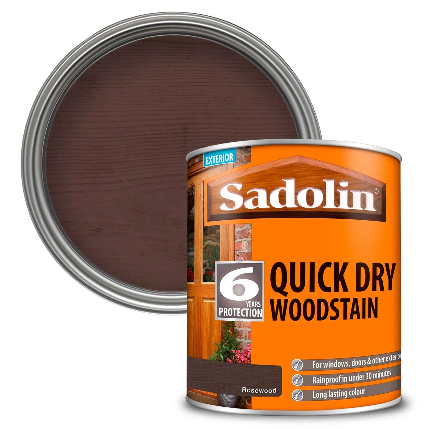 SADOLIN QD WOODSTAIN 1LT ROSEWOOD