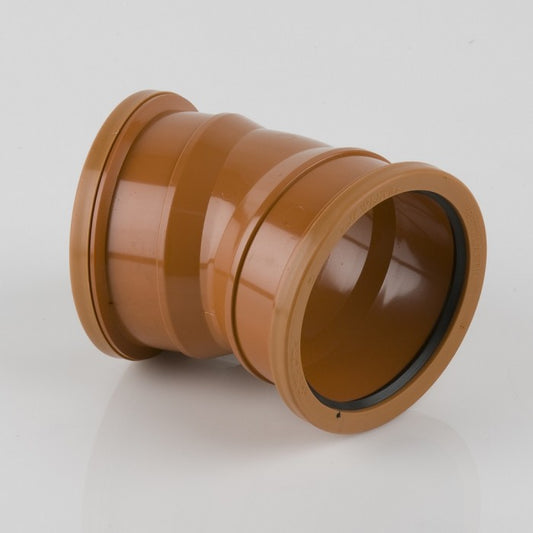 SEWER 4'' X 22.5 DEG D/C BEND