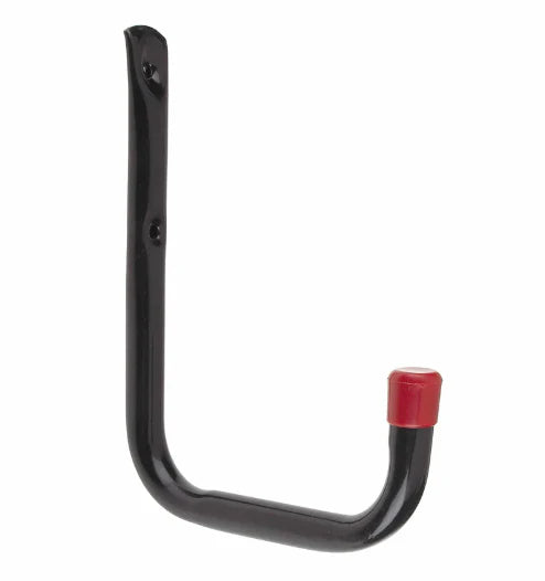 150MM TUBULAR HOOK + RED VINYL CAP