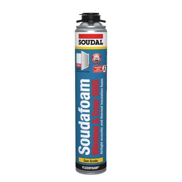 SOUDAL SOUDAFOAM WIND + DOOR SWS GUN 750ML