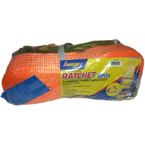8MT CARGO RATCHET STRAP 5 TONNE