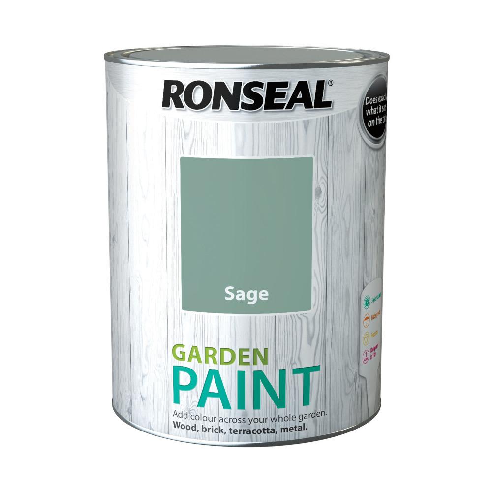 RONSEAL GARDEN PAINT 5 ltr Sage