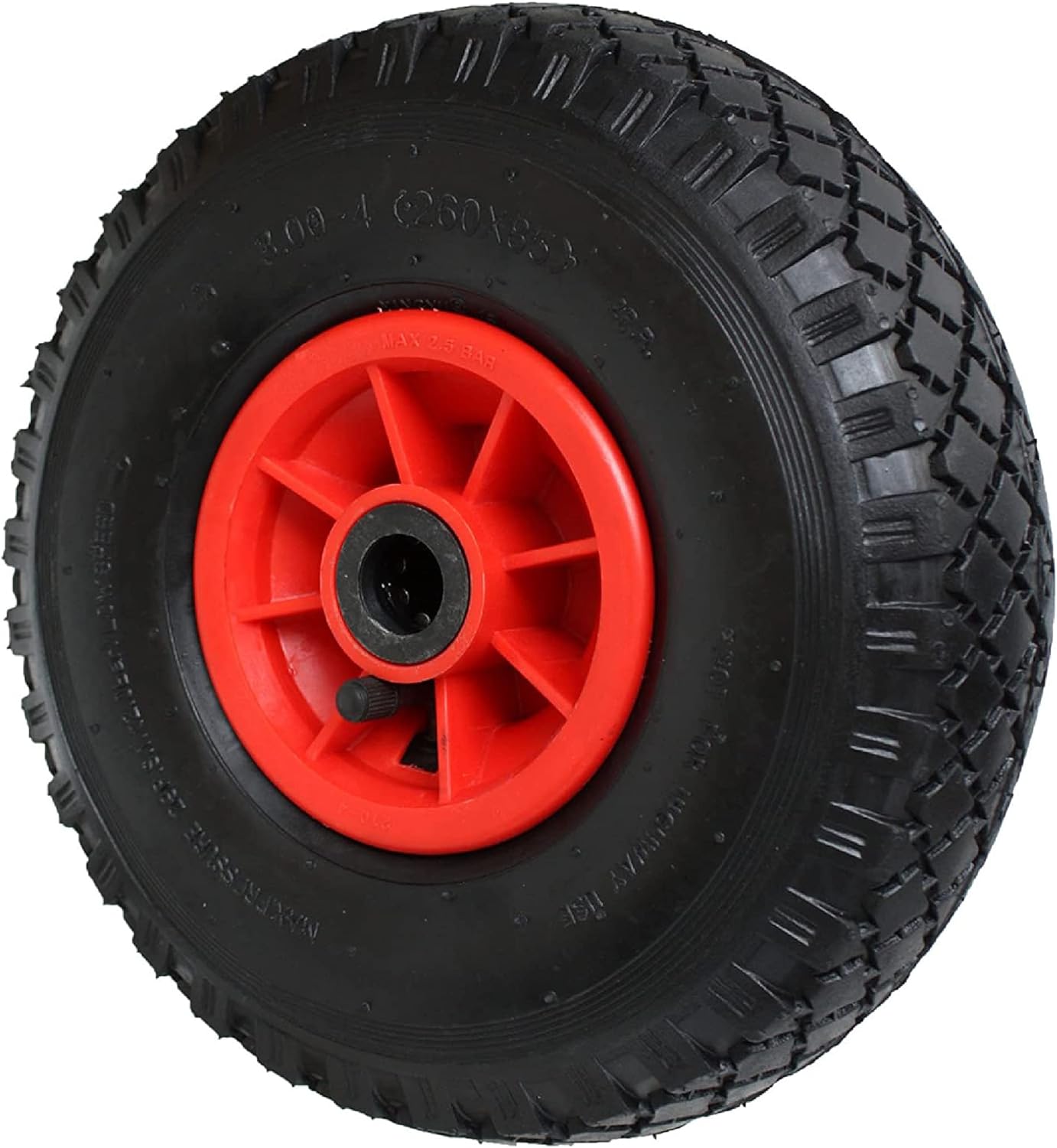 PROTOOL 250MM WHEEL AIR PLASTIC TYRE20MM BORE