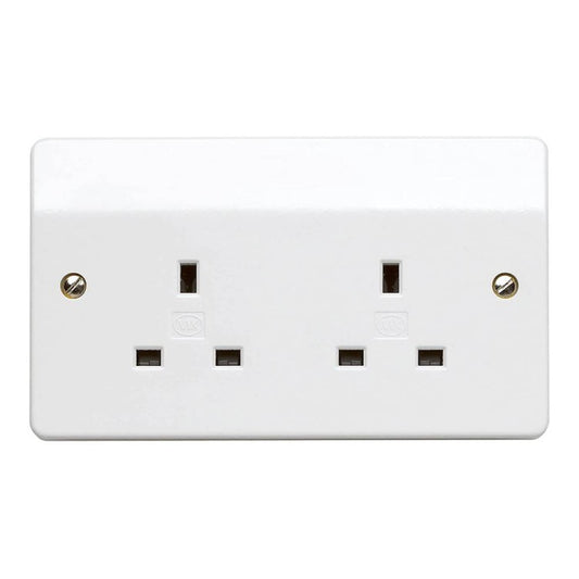 CORRY 2 GANG 13 AMP SOCKET SWITCH
