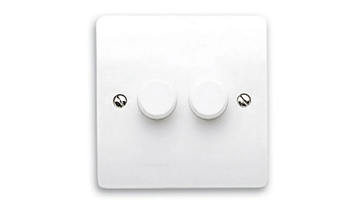 CORRY PHX 2 GANG 2 WAY DIMMER LED SWITCH 125W