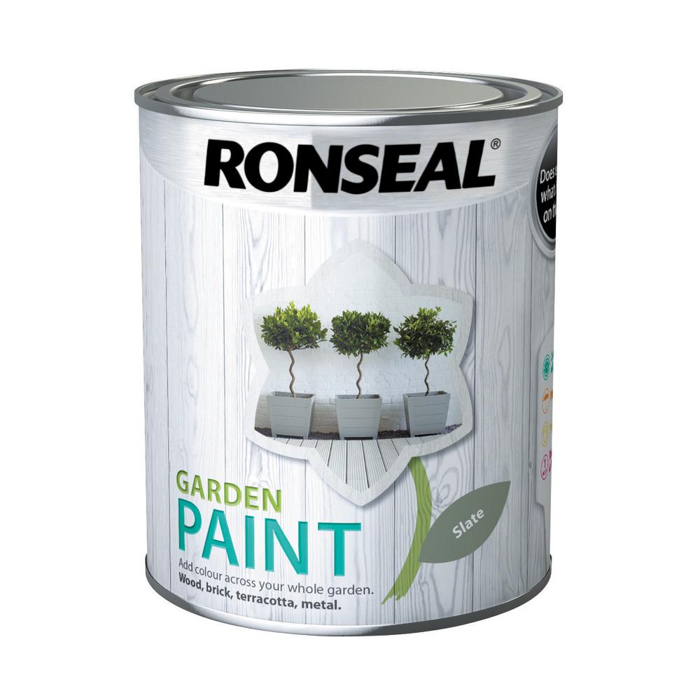 RONSEAL GARDEN PAINT Slate 750ML