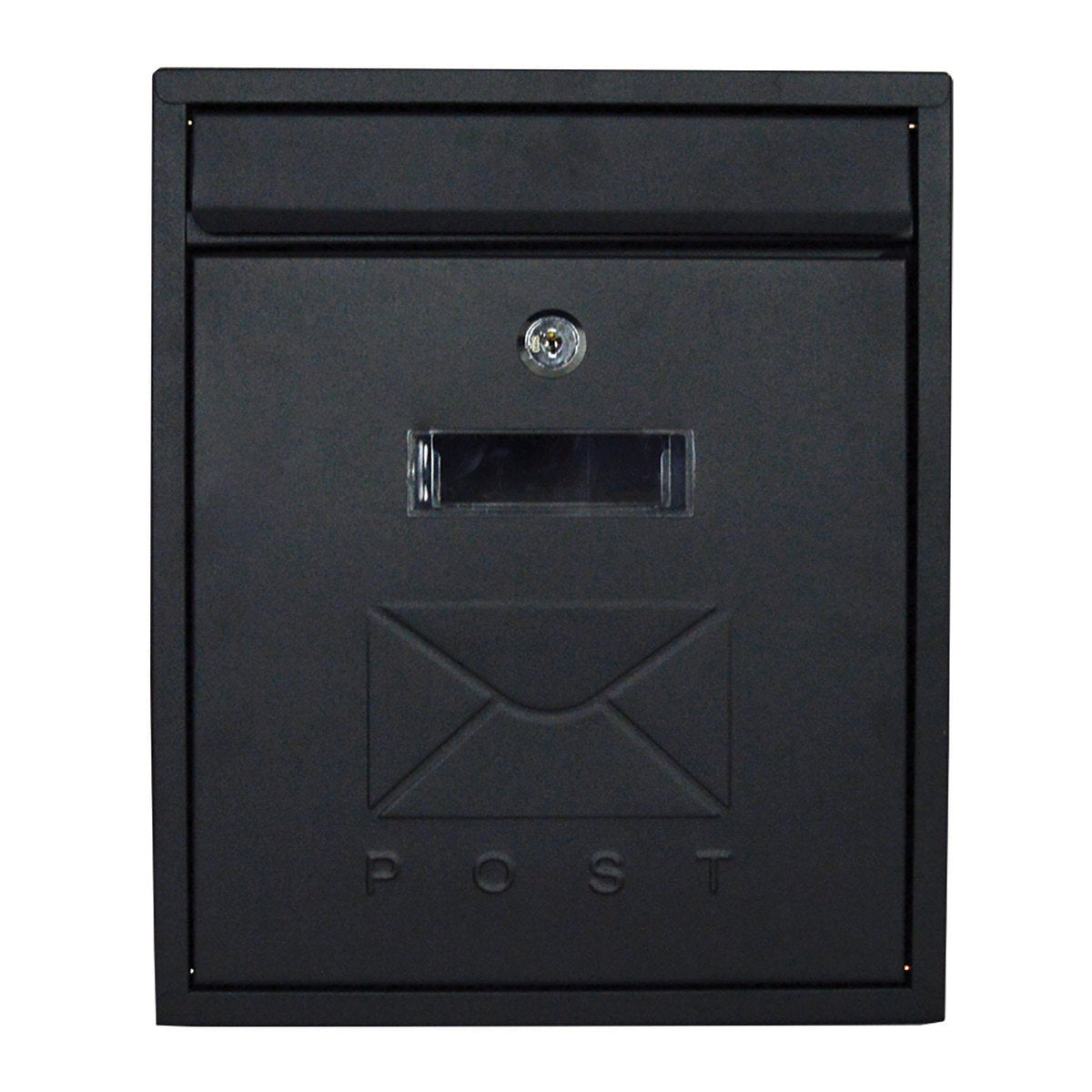CONTEMPORARY POST BOX black