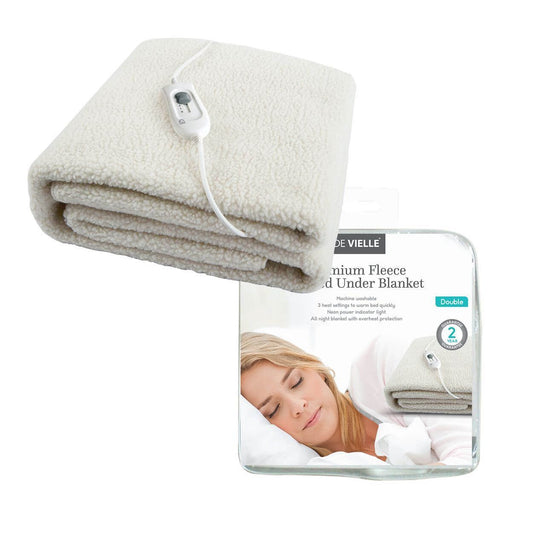 DEVILLE FLEECE  ELECTRIC UNDER BLANKET SINGLE