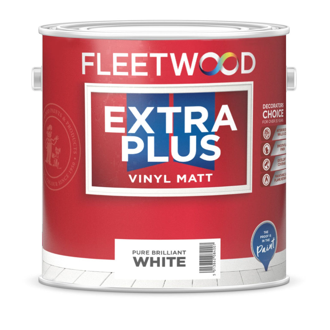 FLEETWOOD EXTRA PLUS MATT 2.5LT B WHITE