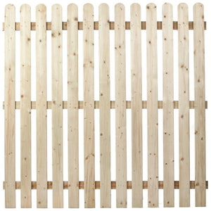 6' X 6' ROUND TOP FENCE PANEL