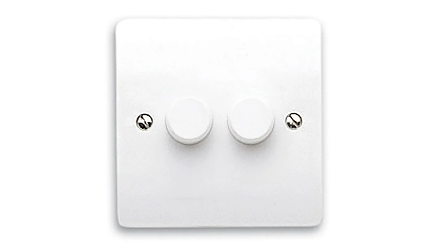 CORRY PHX 2 GANG 2 WAY DIMMER LED SWITCH 125W