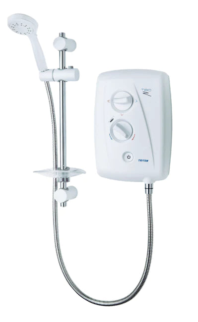 TRITON T80Z 9KW SHOWER CHROME/WHITE MAINS