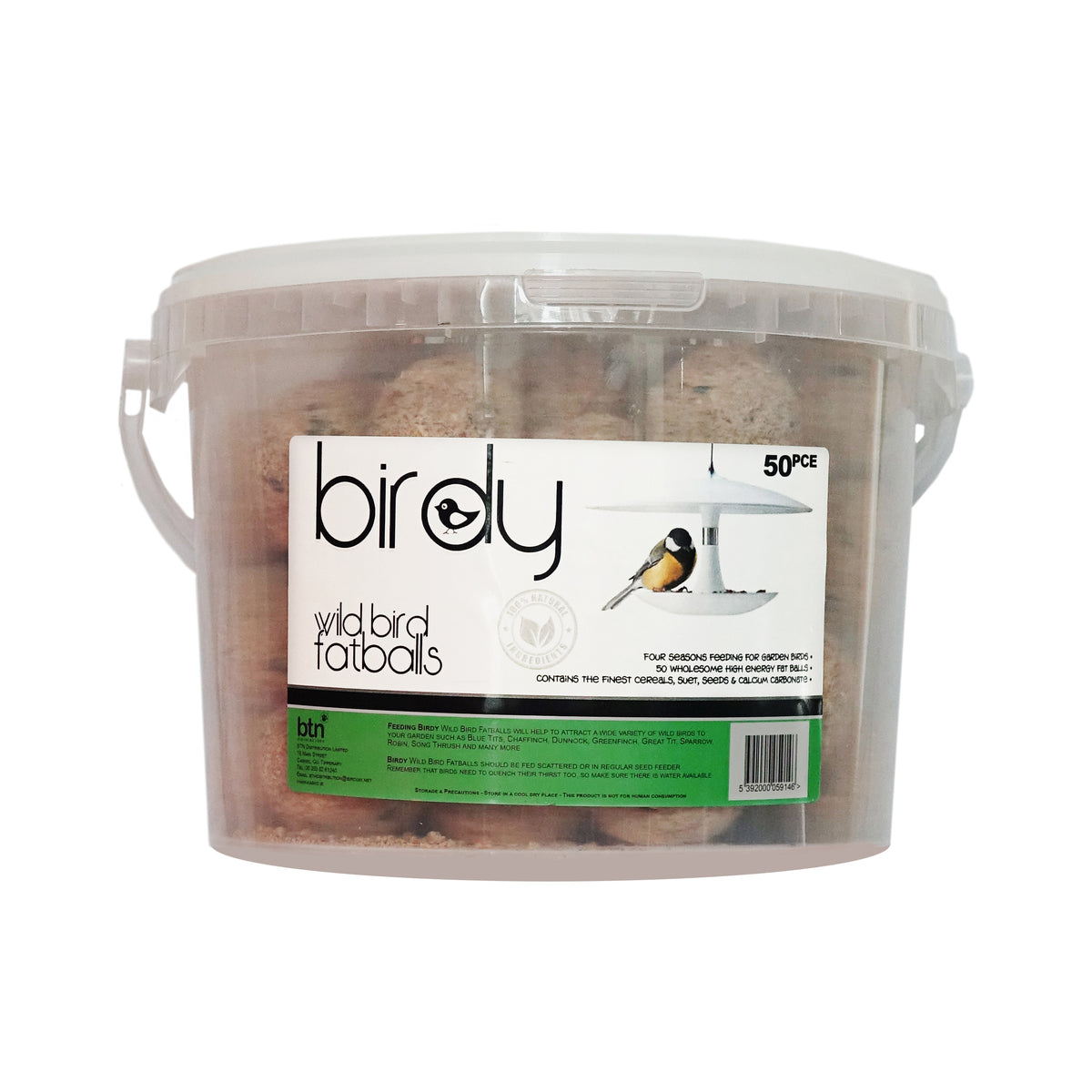 BIRDY 50 TUB FAT BALLS 2 FOR ?20.00