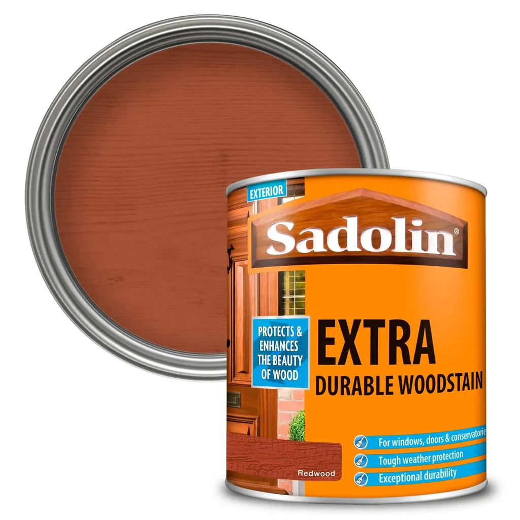 SADOLIN EXTRA WOODSTAIN 1LT REDWOOD