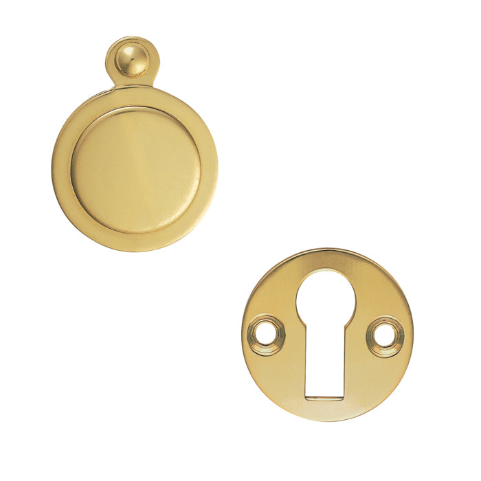 L&H ESCUTCHEON - VICTORIAN OPEN & CLOSED