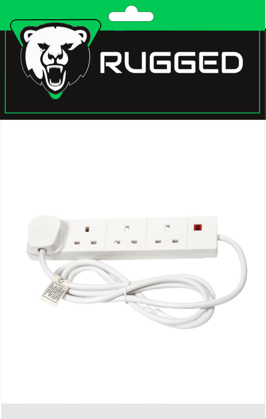 CORRY 4 WAY 2MTR EXTENSION SOCKET LEAD