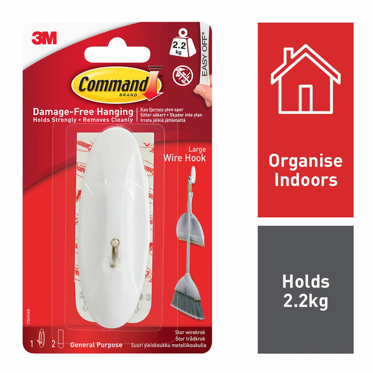ORIGO COMMAND LARGE WIRE HOOK
