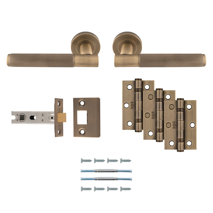 L&H ULTIMATE LAGOS AB LATCH DOOR PK A BRASS