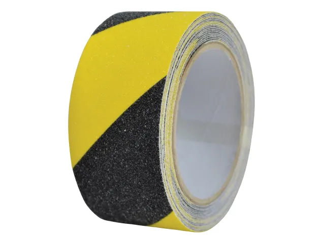 ANTI-SLIP TAPE 50MM x 5M BLACK&YELLOW HAZARD