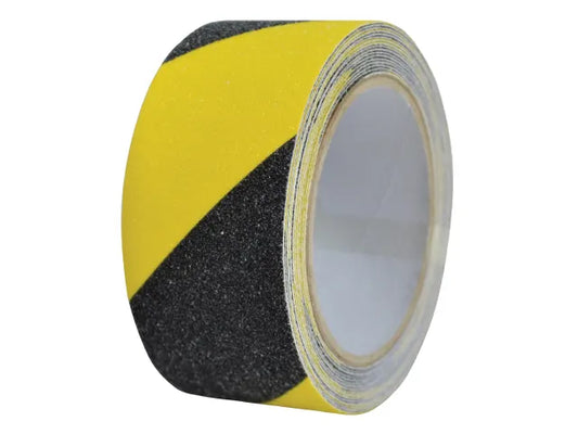 ANTI-SLIP TAPE 50MM x 5M BLACK&YELLOW HAZARD