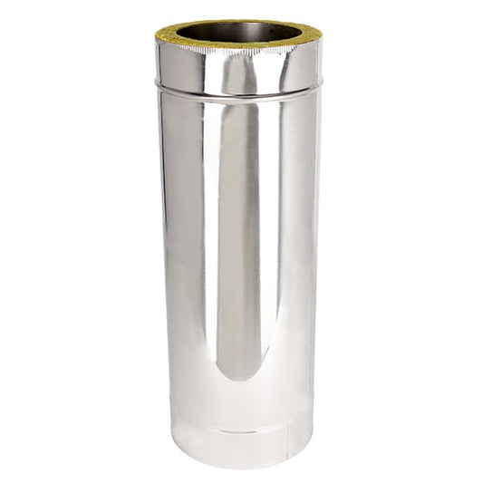MIFLUE 125MM TWIN WALL INSULATED 500MM LEN