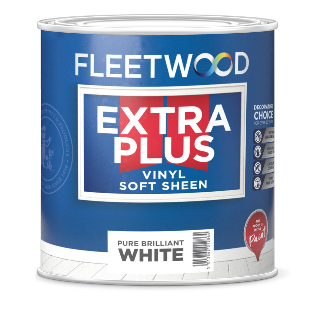 FLEETWOOD EXTRA PLUS SOFT SHEEN 5LT WHITE