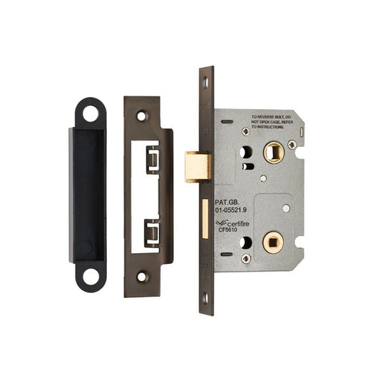 LOCKS EASI T BATHROOM LOCK 2.5 BRONZE