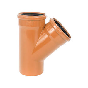WAVIN SEWER 6" X 6" X 45 DEG BRANCH (Y)